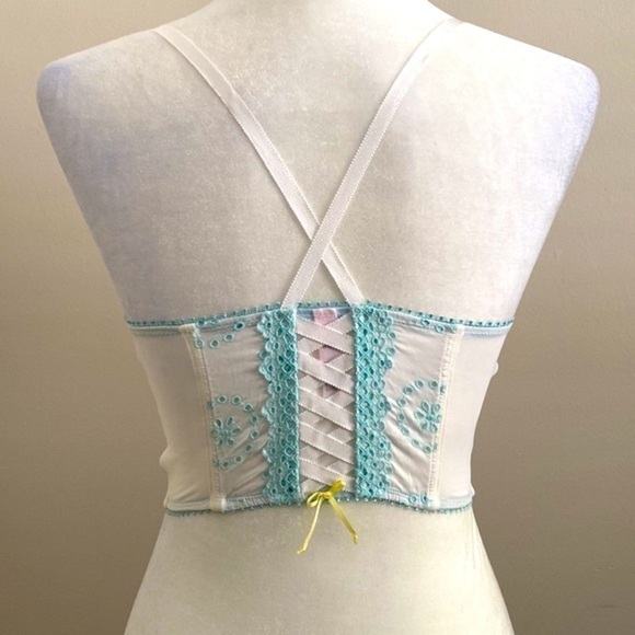 Vintage Y2K Victoria’s Secret Cottagecore bustier top - Picture 6 of 11